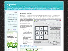 Tablet Screenshot of 8puzzle.com